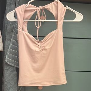 Pink Halter Top